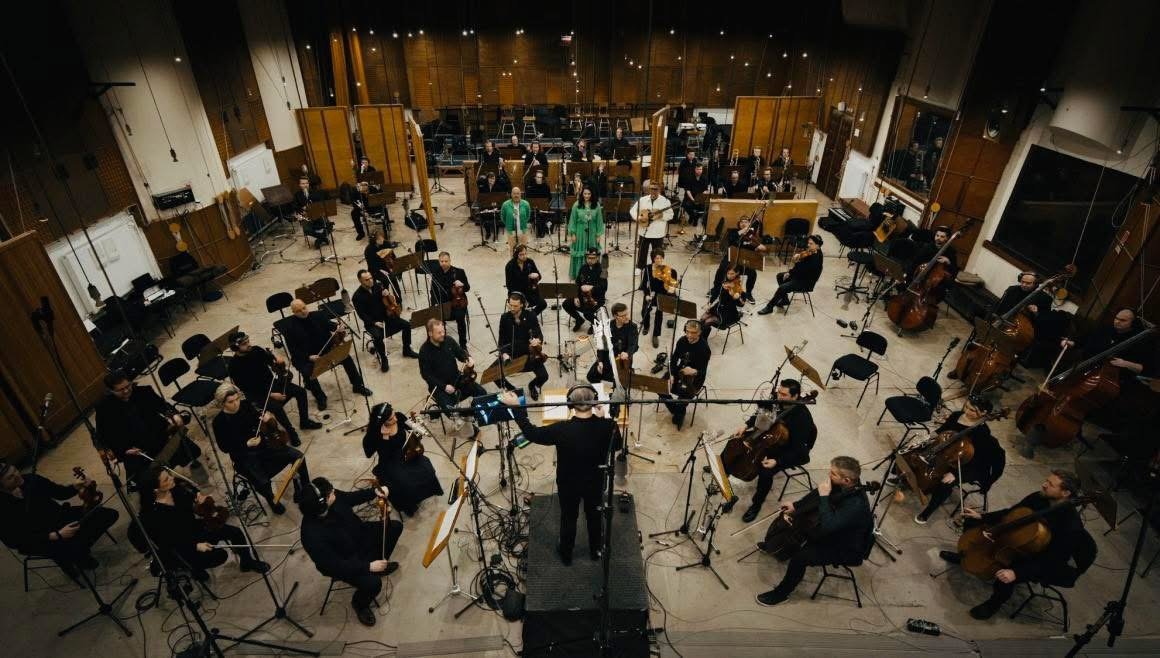 Sonido Tré recording with the Budapest Scoring Orchestra